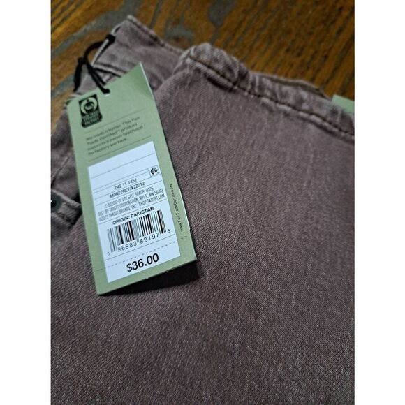 New 40x30 Goodfellow Co Monterey Burgandy Brown Slim Total Flex Denim Jeans NWT - Picture 5 of 5